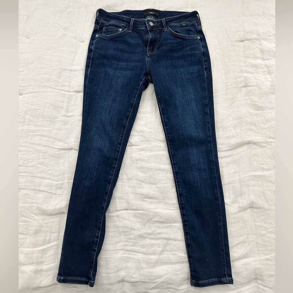 Mavi Alexa Skinny Jeans Mid-Rise Dark Wash Supersoft and Max Stretch 27/28